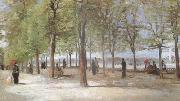 Vincent Van Gogh Lane at the Jardin du Luxembourg  (nn04) oil painting reproduction
